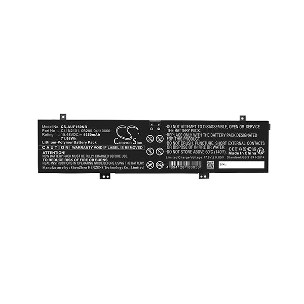 Cameron Sino Cs Auf150Nb 4650Mah Battery For Asus Notebook Laptop
