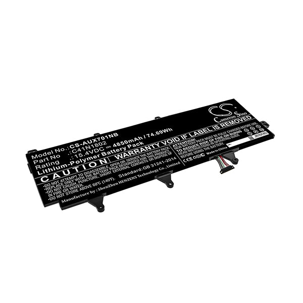 Cameron Sino Cs Aux701Nb 4850Mah Battery For Asus Notebook Laptop