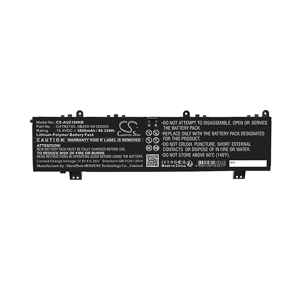 Cameron Sino Cs Auz166Nb 5800Mah Battery For Asus Notebook Laptop