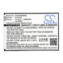 Cameron Sino Cs Avx640Sl 3400Mah Battery For Archos Mobile Smartphone