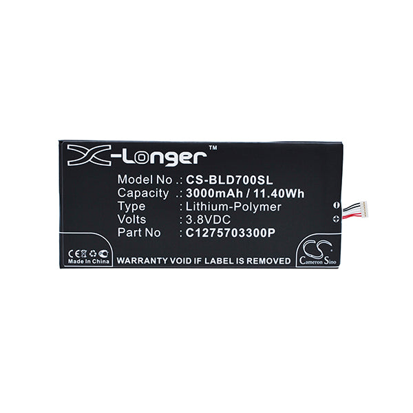 Cameron Sino Cs Bld700Sl 3000Mah Battery For Blu Mobile Smartphone