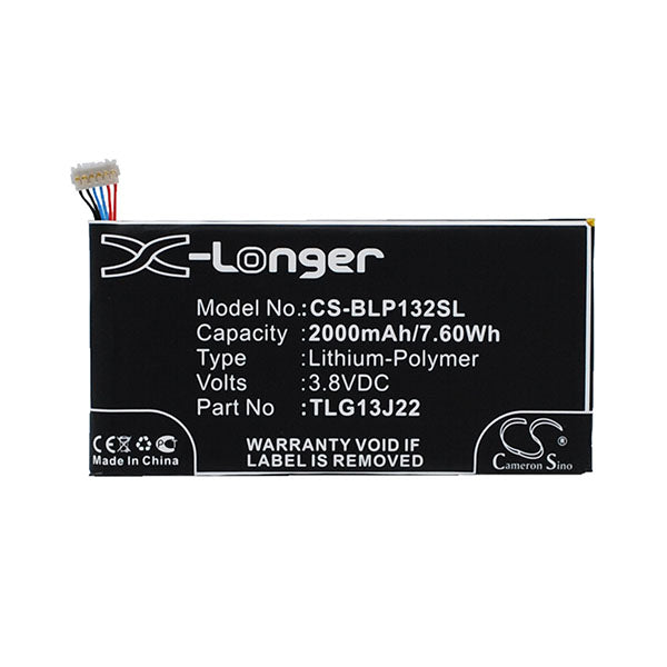 Cameron Sino Cs Blp132Sl 2000Mah Battery For Blu Mobile Smartphone