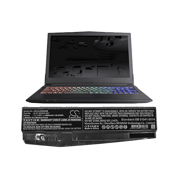 Cameron Sino Cs Cln855Nb 4400Mah Battery For Nexoc Notebook Laptop