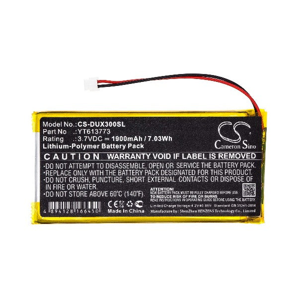 Cameron Sino 1750Mah 1900Mah Battery For XDUOO Media Player