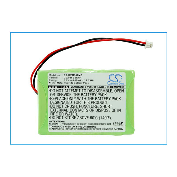 Cameron Sino Cs Dvm300Mc 600Mah Battery For Digital Ally Camera