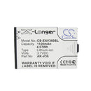 Cameron Sino Cs Eav360Sl 1100Mah Battery For Emporia Mobile Smartphone