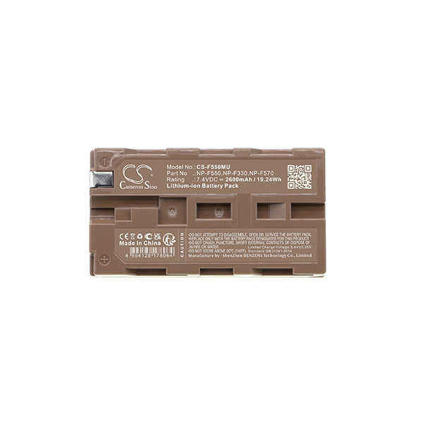 Cameron Sino Cs F550Mu 2600Mah Battery For Sony Camera