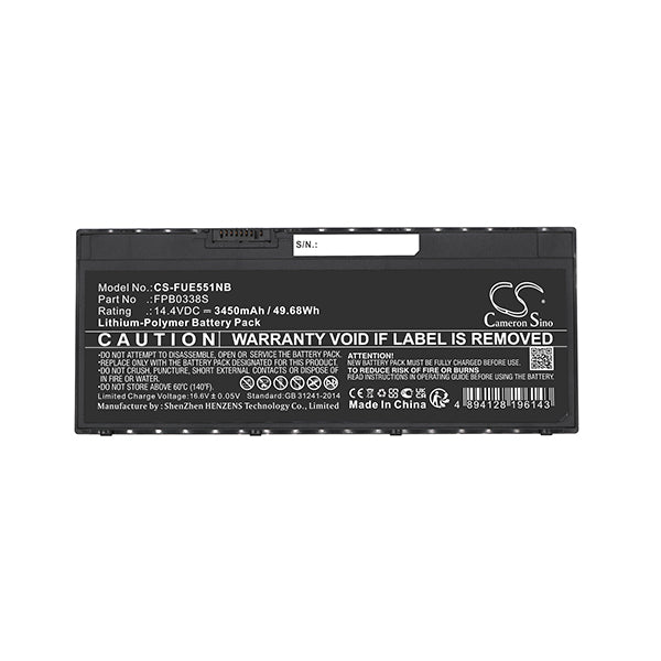 Cameron Sino Cs Fue551Nb 3450Mah Battery For Fujitsu Notebook Laptop