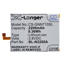 Cameron Sino Cs Gnn710Sl 2200Mah Battery For Gionee Mobile Smartphone