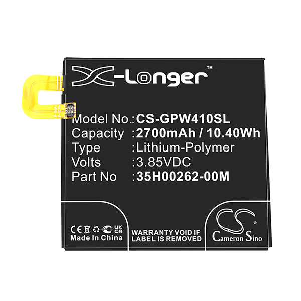 Cameron Sino Cs Gpw410Sl 2700Mah Battery For Google Mobile Smartphone