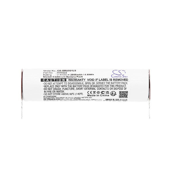Cameron Sino Csgru061Ls 2000Mah Battery For Legrand Emergency Light