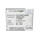 Cameron Sino Cs Gsg100Sl 2000Mah Battery For Gsmart Mobile Smartphone