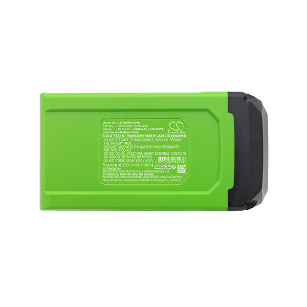 Cameron Sino Cs Gwp410Pw 3000Mah Battery For Greenworks