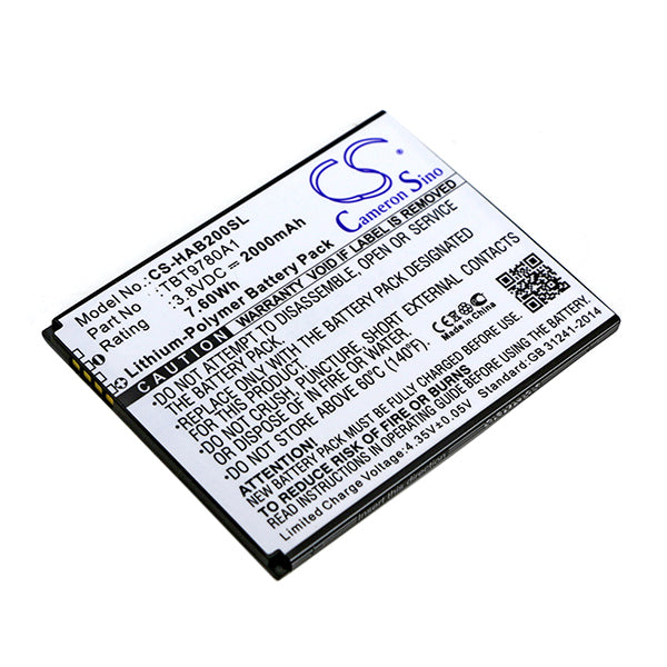 Cameron Sino Cs Hab200Sl 2000Mah Battery For Highscreen Mobile
