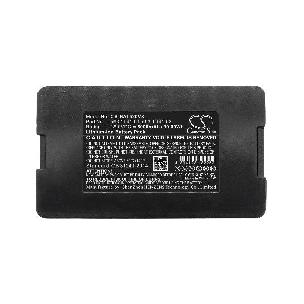Cameron Sino Cshat520Vx 5000Mah Battery For Husqvarna Lawn Mowers