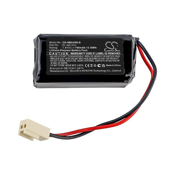 Cameron Sino Cshba450Ls 700Mah Battery For Hochiki Emergency Light