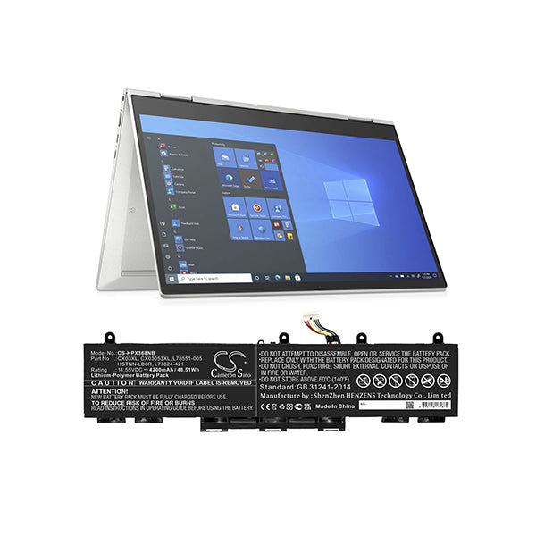 Cameron Sino Cs Hpx368Nb 4200Mah Battery For HP Notebook Laptop