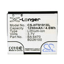 Cameron Sino Cs Ht9191Xl 1250Mah Battery For Htc Mobile Smartphone