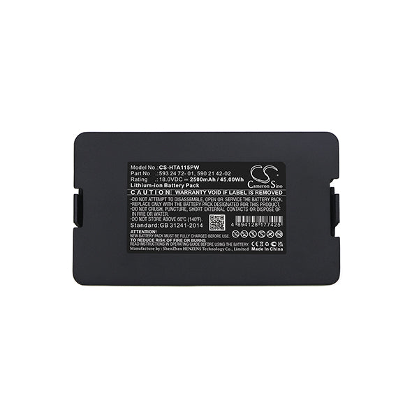 Cameron Sino Cs Hta115Pw 2500Mah Battery For Mcculloch Lawn Mowers