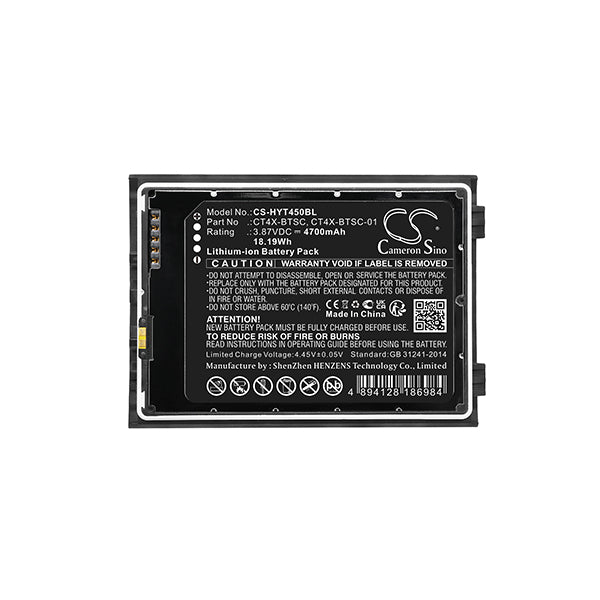 Cameron Sino Cs Hyt450Bl 4700Mah Battery For Honeywell Barcode Scanner