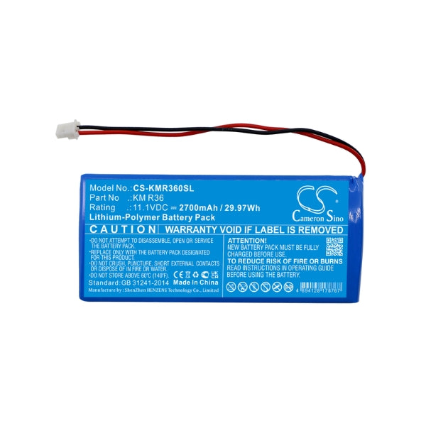 Cameron Sino Cs Kmr360Sl 2700Mah Battery For Kanomax Equipment Survey