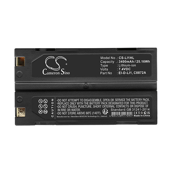 Cameron Sino Cs Li1Hl 3400Mah Battery For Hp Equipment Survey Test