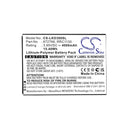 Cameron Sino CS LKD300SL 4000mAh Battery For Fischer Equipment Survey