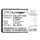 Cameron Sino Cs Lkp710Xl 2300Mah Battery For Verizon Mobile Smartphone