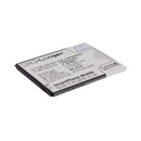 Cameron Sino Cs Lva880Sl 1900Mah Battery For Lenovo Mobile Smartphone