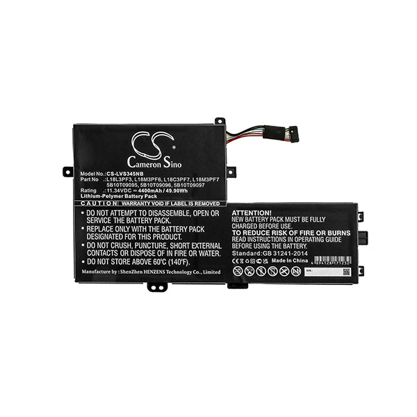 Cameron Sino Cs Lvs345Nb 4400Mah Battery For Lenovo Notebook Laptop