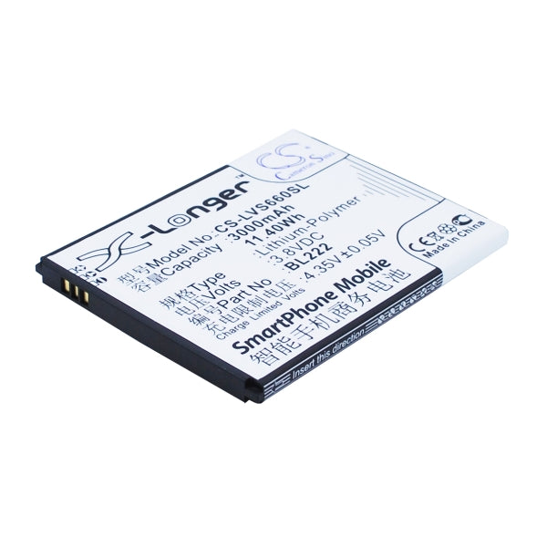 Cameron Sino Cs Lvs660Sl 3000Mah Battery For Lenovo Mobile Smartphone
