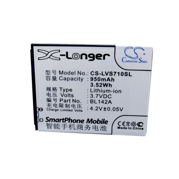 Cameron Sino Cs Lvs710Sl 950Mah Battery For Lenovo Mobile Smartphone