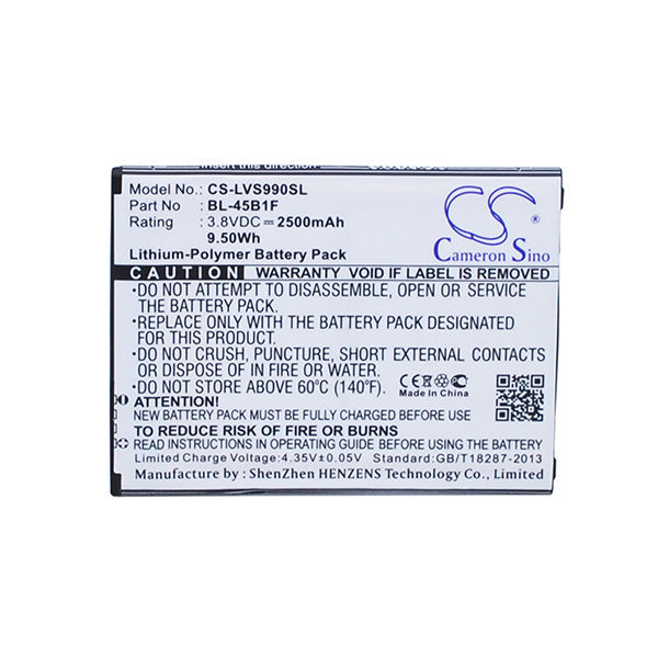Cameron Sino Cs Lvs990Sl 2500Mah LG Mobile Smartphone