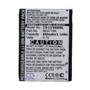 Cameron Sino Cs Lvx600Sl 850Mah Battery For Lg Mobile Smartphone