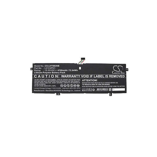 Cameron Sino Cs Lvy982Nb 4700Mah Battery For Lenovo Notebook Laptop