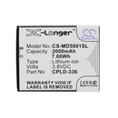 Cameron Sino Cs Md5001Sl 2000Mah Battery For Medion Mobile Smartphone