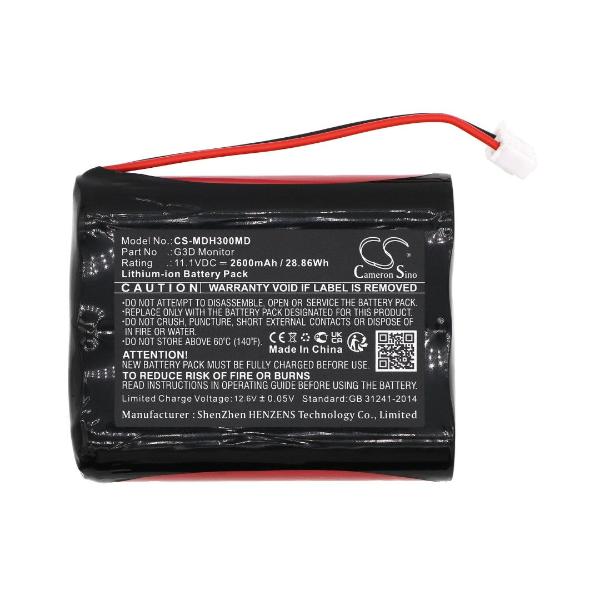 Cameron Sino Csmdh300Md 2600Mah Battery For Meditech Medical