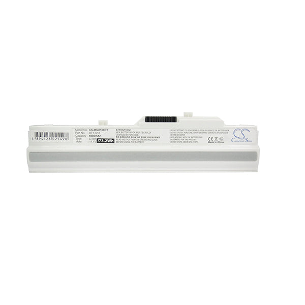Cameron Sino Cs Msu100Dt 6600Mah Battery For Advent Notebook Laptop