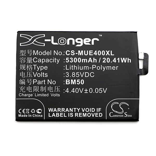 Cameron Sino Cs Mue400Xl 5300Mah Battery For Xiaomi Mobile Smartphone