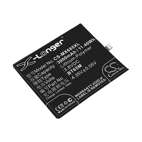 Cameron Sino Cs Mx685Xl 3000Mah Battery For Meizu Mobile Smartphone