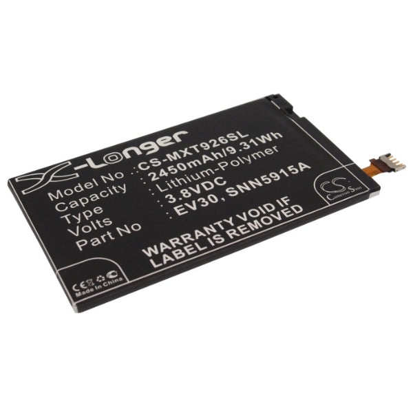 Cameron Sino Cs Mxt926Sl 2450Mah Battery For Motorola Mobile Smartphone