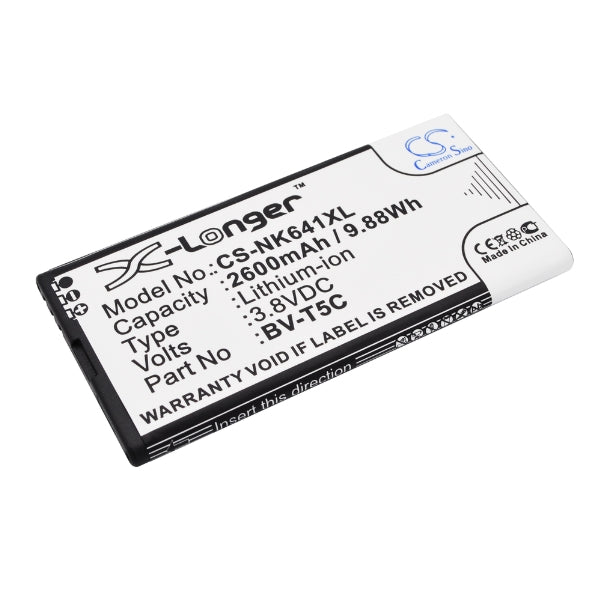Cameron Sino Cs Nk641Xl 2600Mah Battery For Microsoft Mobile Smartphone