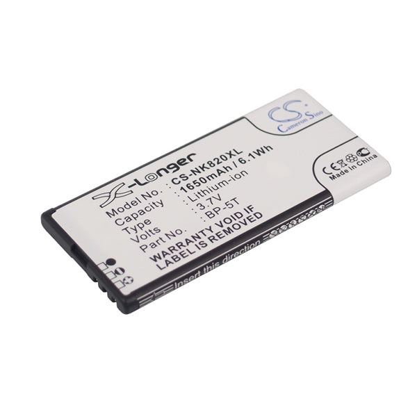 Cameron Sino Cs Nk820Xl 1650Mah Battery For Nokia Mobile Smartphone