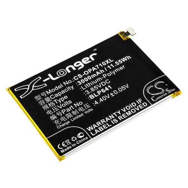Cameron Sino Cs Opa710Xl 3000Mah Battery For Oppo Mobile Smartphone