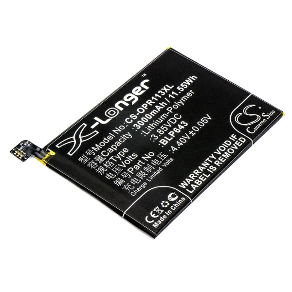 Cameron Sino Cs Opr113Xl 3000Mah Battery For Oppo Mobile Smartphone