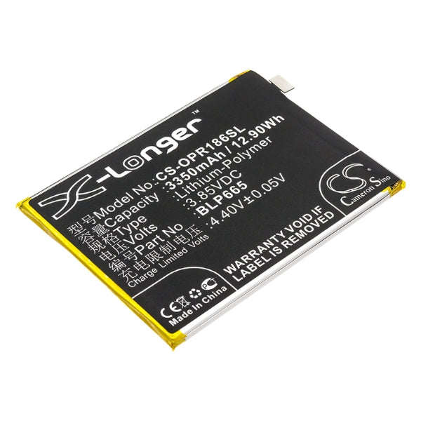Cameron Sino Cs Opr186Sl 3350Mah Battery For Oppo Mobile Smartphone