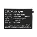 Cameron Sino Cs Opr400Sl 2000Mah Battery For Oppo Mobile Smartphone
