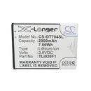 Cameron Sino Cs Ot704Sl 2000Mah Battery For Alcatel Mobile Smartphone