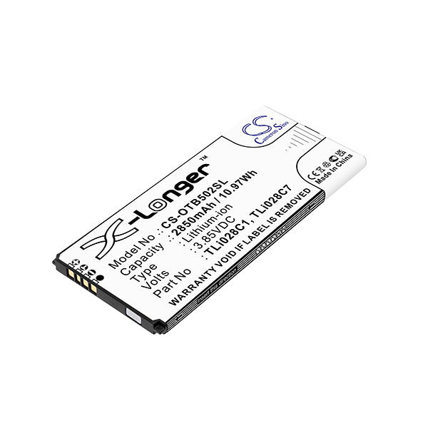 Cameron Sino Cs Otb502Sl 2850Mah Battery For Alcatel Mobile Smartphone