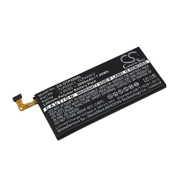 Cameron Sino Cs Otp506Sl 2000Mah Battery For Alcatel Mobile Smartphone